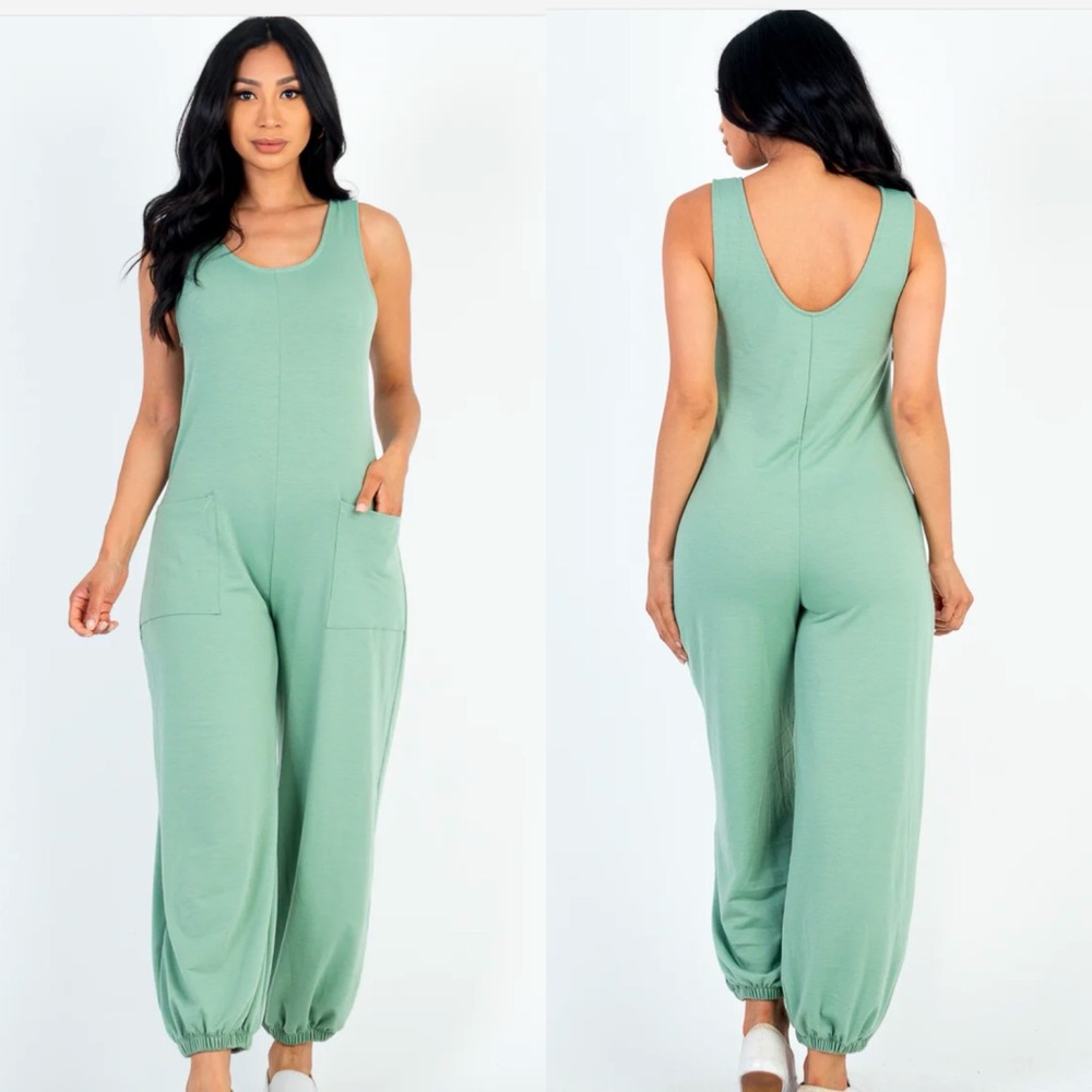 Women's Green Jumpsuit